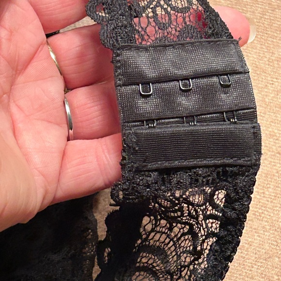 Black lace lingerie set, S - Picture 4 of 11